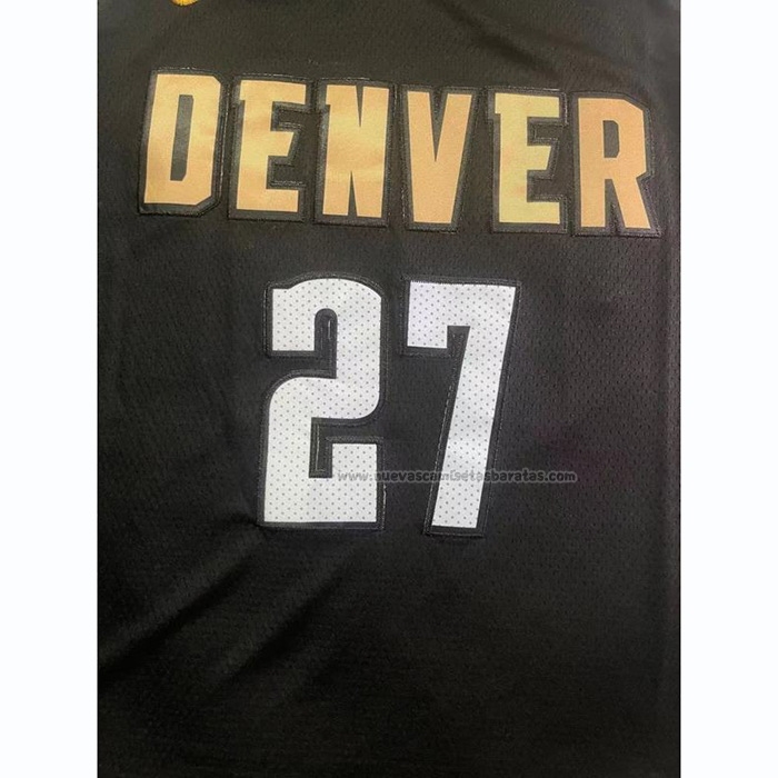 Camiseta Denver Nuggets Jamal Murray NO 27 Ciudad 2023 NBA Finals Negro